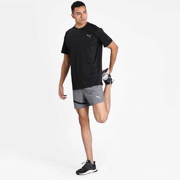 IGNITE Woven 5" dryCELL Men's Running Shorts, CASTLEROCK-Puma Black, extralarge-IND